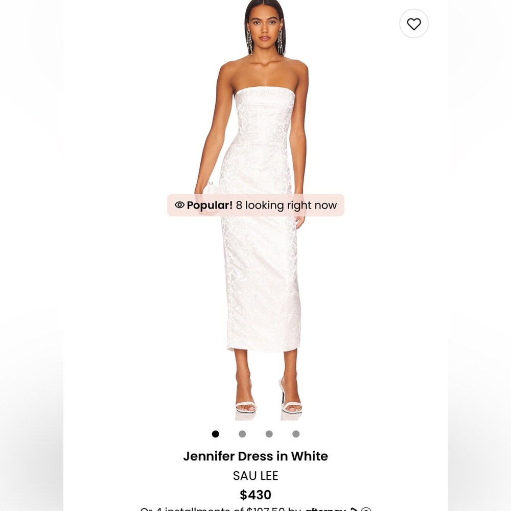 Sau Lee Jennifer Dress in White